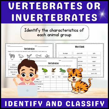 Animal classification worksheet by Teacher Ever Creative | TPT