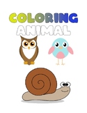 Animal coloring