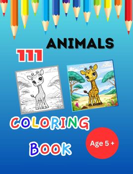 Preview of Animal coloring book for adult: 111 animals coloring Adventure pages for adult