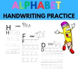 Alphabet Handwriting Practice | Writing Letters Tracing an