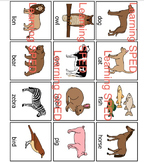 Animal flash cards animal teaching animals