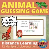 Animal guessing game BOOM CARDS™ | Early Grades English Di