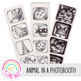 Animal in a Photo Booth | Hatching Techniques | Sub Plans