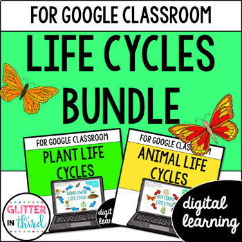 Preview of Animal life cycles & plant life cycle Activities for Google Classroom