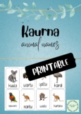 Animal names in Kaurna - PRINTABLE