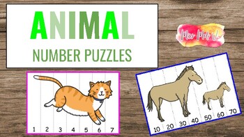 Preview of Animal number puzzles