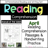 Reading Comprehension Spring Animal of the Week April