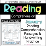 Reading Comprehension Animal of the Week January