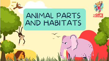 Preview of Animal parts and habitats lesson