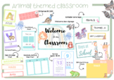 Animal themed classroom,  Animal classroom, Classroom deco