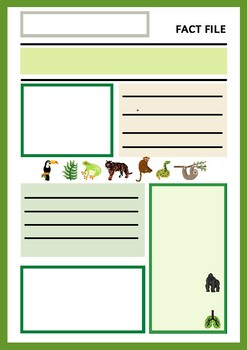 Animal Facts Worksheet Teaching Resources | TPT