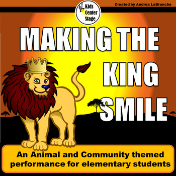 Preview of Animal Themed Musical Performance Script for Elementary Students