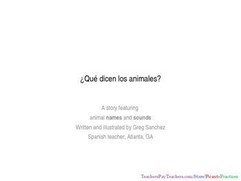 Animales En Mi Casa, full- music, video, activity+, animal sounds in Spanish