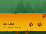 Animali Classificazione PPT