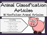 Animal Classification Articles