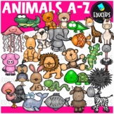 Animals A-Z Clip Art Set {Educlips Clipart}