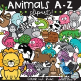Animals A-Z Clipart {alphabet clipart}