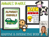 Animals Adaptive Books Bundle- Special Education Preschool