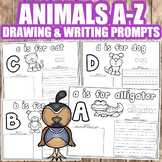 Animals Alphabet A-Z Drawing and Writing Prompts