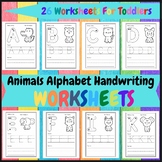 Animals Alphabet Handwriting Worksheets