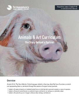 Preview of Animals & Art Curriculum: The Story Behind a Portrait (High School)