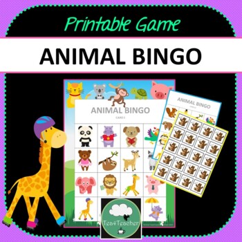 Preview of ANIMALS BINGO GAME