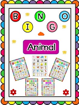 Preview of Animals Bingo Game