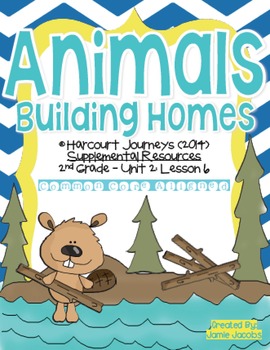 Preview of Animals Building Homes (2nd Grade - Supplemental Materials)