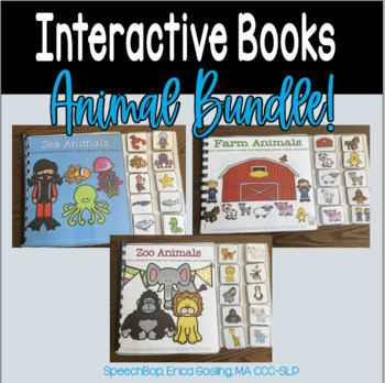 Preview of Animals Bundle - 3 Interactive Books to help Students learn about Animals