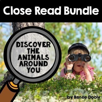 Preview of Animals Close Read Bundle