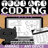 Animals Coding with ASCII Text Art for Any Device