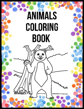 Preview of Animals Coloring Book