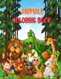 Animals Coloring Book - 30 Cute Animals Easy Coloring Page