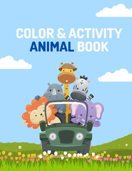 Preview of Animals Coloring Book for kids By Jmee