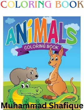 Preview of Animals Coloring Book for kids, Fun And Easy Coloring Pages in Cute Style With