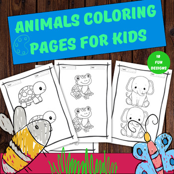 Animals Coloring Pages - Forest Animals Coloring Sheets - Coloring Book