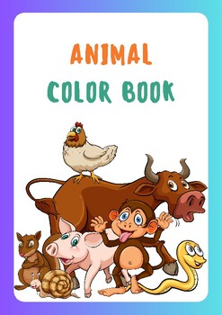 Preview of Animals Coloring Pages - Forest Animals Coloring Sheets - Coloring Book