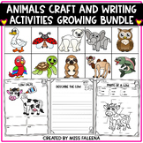 Animals Craft and Writing Activities Growing Bundle