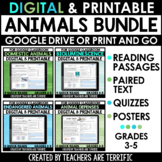 Animals Digital and Printable Daily Quick Read Bundle - Digital
