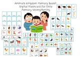 Animals Kingdom Memoriy Boost : Digital Flashcard For Chil