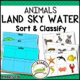 Animals Land Water Air Sort & Classify