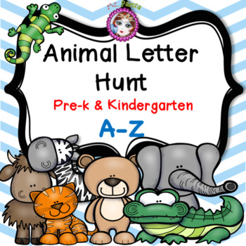 Preview of Animal Letter Hunt