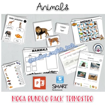 Preview of Animals MEGA BUNDLE pack trimestre