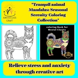 Animals Mandala Coloring pages, Mandala Coloring book (Min