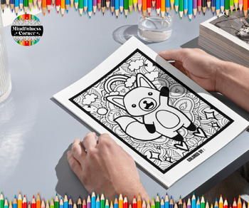 Printable Vegan Coloring Page—A Mindfulness Activity for Kids!