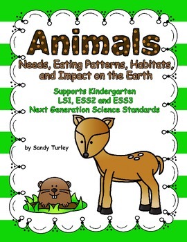 Preview of NGSS.K.ESS2-3:Animal Needs, Patterns, Habitats & Impact on Earth/Print & Digital