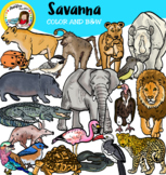 Animals Of The Savanna 1
