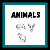 Animals PDF - Ultimate Cursive Puzzle Book