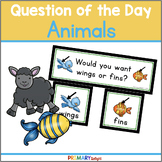 Animals Question of the Day for Preschool and Kindergarten