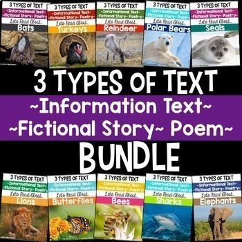 Preview of Animals Reading Passages and Comprehension Bundle